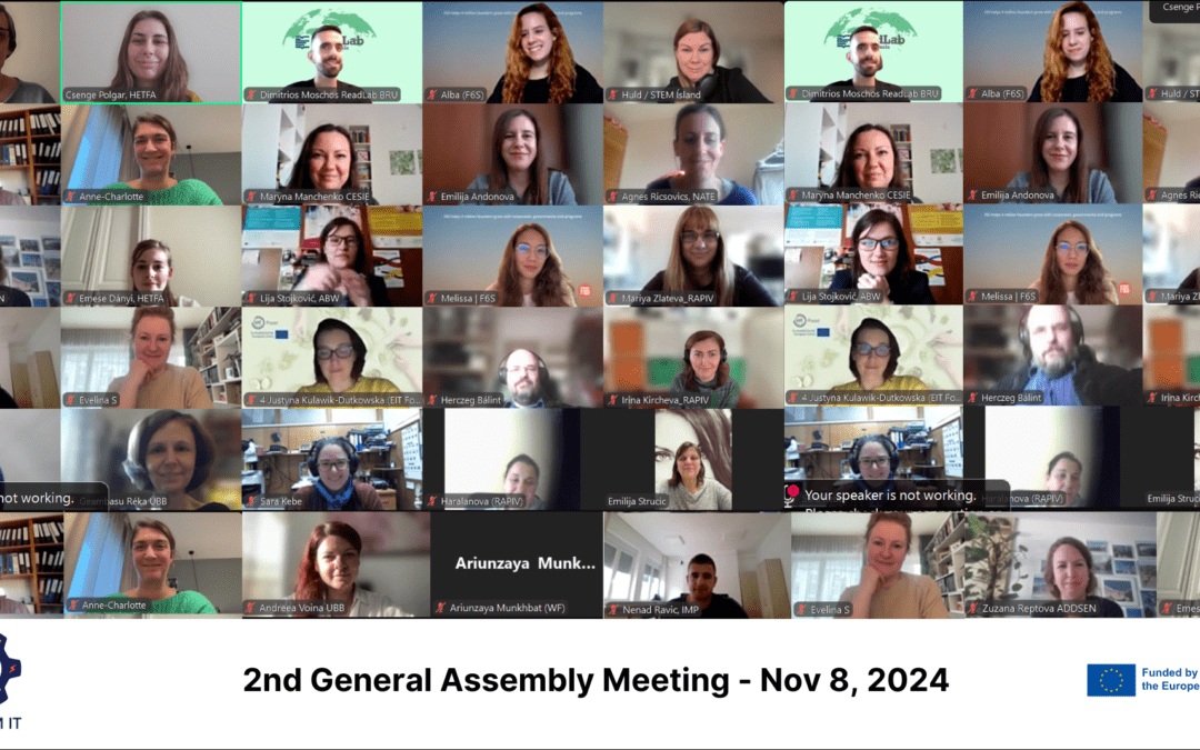 A recap of the 2nd STREAM IT General Assembly